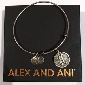 Alex and Ani letter bracelet